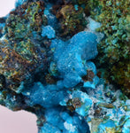 4.1cms  QUARTZ CHRYSOCOLLA TENTADORA Mine Peru Grape Botryoidal Stalactite Crystals Rare Ajoite (?)Mineral Specimen Collectors ce962
