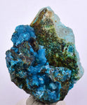 4.1cms  QUARTZ CHRYSOCOLLA TENTADORA Mine Peru Grape Botryoidal Stalactite Crystals Rare Ajoite (?)Mineral Specimen Collectors ce962