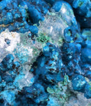 6.4cms  QUARTZ CHRYSOCOLLA TENTADORA Mine Peru Grape Botryoidal Stalactite Crystals Rare Ajoite (?)Mineral Specimen Collectors ce963