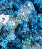 6.4cms  QUARTZ CHRYSOCOLLA TENTADORA Mine Peru Grape Botryoidal Stalactite Crystals Rare Ajoite (?)Mineral Specimen Collectors ce963