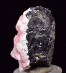 3.2cms RHODOCHROSITE ROSETTE SPHALERITE  Pyrite Peru Pink Crystals Collector Mineral Specimen R569