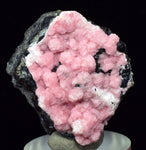3.1cms RHODOCHROSITE ROSETTE SPHALERITE  Pyrite Peru Pink Crystals Collector Mineral Specimen R570