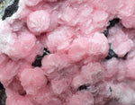 3.1cms RHODOCHROSITE ROSETTE SPHALERITE  Pyrite Peru Pink Crystals Collector Mineral Specimen R570