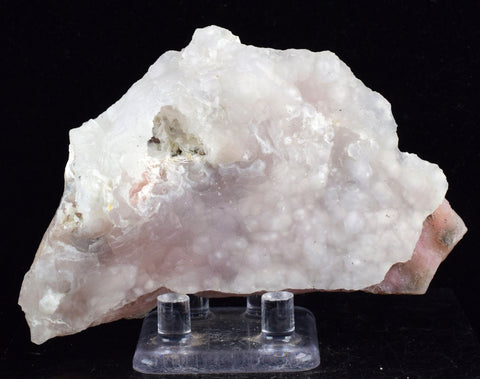 9cm GEM PINK OPAL Quartz natural Sculpture Botryoidal Peru Translucent Mineral Specimen P244