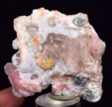 6.7cm GEM PINK OPAL Quartz natural Sculpture Botryoidal Peru Translucent Mineral Specimen P246