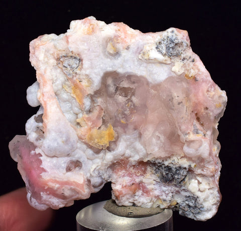 6.7cm GEM PINK OPAL Quartz natural Sculpture Botryoidal Peru Translucent Mineral Specimen P246