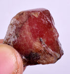7.3grams GEM RED RHODOCHROSITE Rough Ortiz Peru Gemstones Mineral Specimen R586