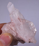 6.5cms  PINK LITHIUM QUARTZ Colombia Rare Shiny Crystal Mineral Specimen Q364