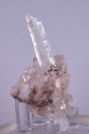 6cms  PINK LITHIUM QUARTZ Colombia Rare Shiny Crystal Mineral Specimen Q365