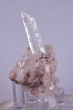 6cms  PINK LITHIUM QUARTZ Colombia Rare Shiny Crystal Mineral Specimen Q365