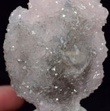 5.2cms RHODOCHROSITE CALCITE PYRITE Crystal Huanzala Peru Pink Crystals R573