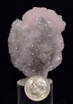 5.2cms RHODOCHROSITE CALCITE PYRITE Crystal Huanzala Peru Pink Crystals R573