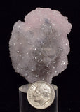5.2cms RHODOCHROSITE CALCITE PYRITE Crystal Huanzala Peru Pink Crystals R573