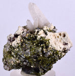 4.2cms EPIDOTE QUARTZ CRYSTALS Peru Cluster Collector Green Yellow Color Mineral Specimen CE966