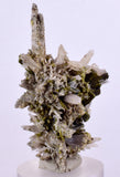 4.5cms EPIDOTE QUARTZ CRYSTALS Peru Cluster Collector Green Yellow Color Mineral Specimen CE969