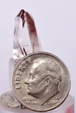 1.4cms  QUARTZ RUTILATED Polished Cabochon Brasil Rutile Pendant Jewelry Q367
