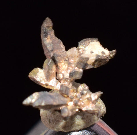0.5cms NATIVE SILVER WIRES Crystals  San Genaro Mine Peru Mineral Specimen H310