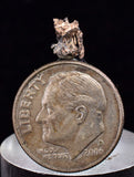 0.7cms NATIVE SILVER WIRES Crystals  San Genaro Mine Peru Mineral Specimen H312