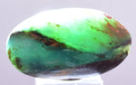 12carats BLUE OPAL CABOCHON Pendant Wire Wrap Caribean Turquoise Color Peru B40