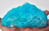 12.5cms NATURAL BLUE SALAMMONIAC Lecontite Botryoidal Crystals Chile Turquoise Color Rare Aesthetic Mineral Specimen U554