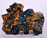 6.5cms  QUARTZ CHRYSOCOLLA TENTADORA Mine Peru Grape Botryoidal Stalactite Crystals Rare Ajoite (?)Mineral Specimen Collectors ce961