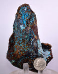 10.3cms  QUARTZ CHRYSOCOLLA TENTADORA Mine Peru Grape Botryoidal Stalactite Crystals Rare Ajoite (?)Mineral Specimen Collectors ce965