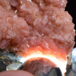 8cms RHODOCHROSITE ROSETTE CALCITE Morococha Peru Pink Crystals Mineral Specimen R600