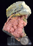 8cms RHODOCHROSITE ROSETTE CALCITE Morococha Peru Pink Crystals Mineral Specimen R600