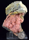 8cms RHODOCHROSITE ROSETTE CALCITE Morococha Peru Pink Crystals Mineral Specimen R600