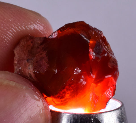 20cts OPAL MEXICAN ROUGH Red Cherry Yellow Facet Grade Jewelry  O728