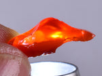 3cts OPAL MEXICAN ROUGH Red Cherry Yellow Facet Grade Jewelry  O729