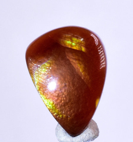 1.5cts FIRE AGATE CABOCHONS Natural Mexico Multi Color Gemstone Jewelry B33