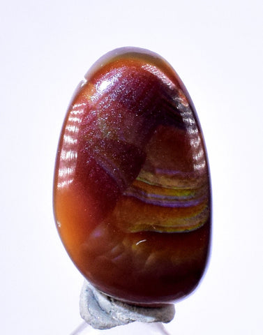 2cts FIRE AGATE CABOCHONS Natural Mexico Multi Color Gemstone Jewelry B35