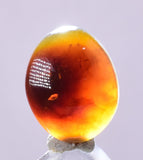 3cts FIRE AGATE CABOCHONS Natural Mexico Multi Color Gemstone Jewelry B37