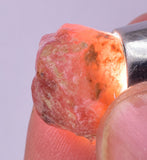 5.5grams GEM RED RHODOCHROSITE Rough Ortiz Peru Gemstones Mineral Specimen R583