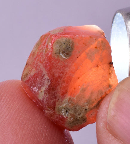 5.5grams GEM RED RHODOCHROSITE Rough Ortiz Peru Gemstones Mineral Specimen R583