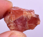 8.3grams GEM RED RHODOCHROSITE Rough Ortiz Peru Gemstones Mineral Specimen R585