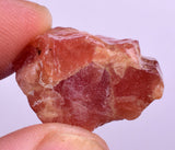 8.3grams GEM RED RHODOCHROSITE Rough Ortiz Peru Gemstones Mineral Specimen R585