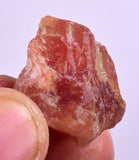 8.3grams GEM RED RHODOCHROSITE Rough Ortiz Peru Gemstones Mineral Specimen R585
