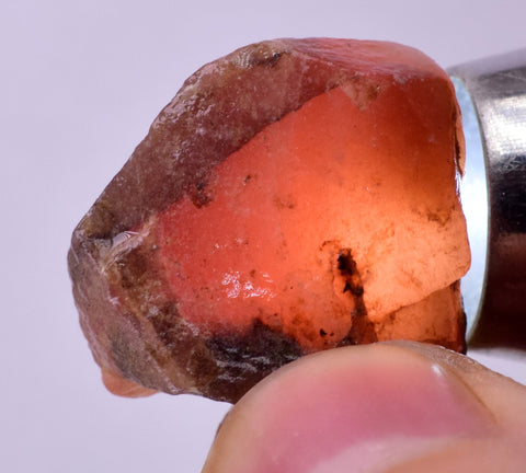 7.3grams GEM RED RHODOCHROSITE Rough Ortiz Peru Gemstones Mineral Specimen R586
