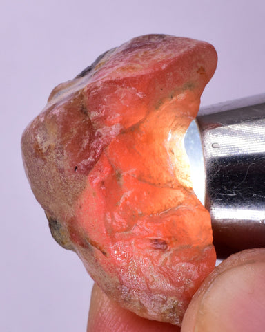 9.6grams GEM RED RHODOCHROSITE Rough Ortiz Peru Gemstones Mineral Specimen R587