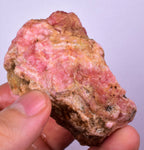145grams INKA ROSE RHODOCHROSITE Rough Peru Gemstones Mineral Specimen R594