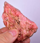 140grams INKA ROSE RHODOCHROSITE Rough Peru Gemstones Mineral Specimen R596