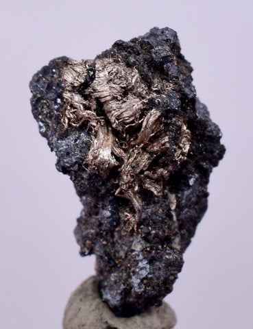1.1cms NATIVE SILVER WIRES Peru Uchuchaccua Mine 2000 Discovery Mineral Specimen H303
