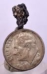 1.1cms NATIVE SILVER WIRES Peru Uchuchaccua Mine 2000 Discovery Mineral Specimen H303