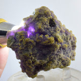 7cms COQUIMBITE ALUNOGEN CRYSTAL Romerite Copiatite Chalcantite Mineral Specimen U559