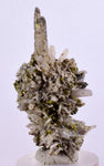 4.5cms EPIDOTE QUARTZ CRYSTALS Peru Cluster Collector Green Yellow Color Mineral Specimen CE969
