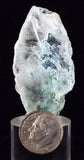 4.2cms ATACAMITE INSIDE SELENITE Crystals  Peru Chrysocolla Calcite Gypsum Premium Mineral Specimen A555