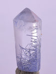 1.5Carats BLUE DUMORTIERITE in QUARTZ  Gem Polished Acicular Pendant Cabochon Mineral Specimen U562