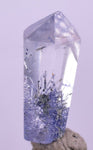 1.5Carats BLUE DUMORTIERITE in QUARTZ  Gem Polished Acicular Pendant Cabochon Mineral Specimen U562
